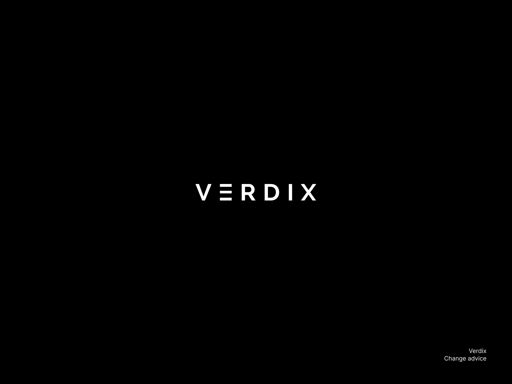 Design av logo for Verdix.