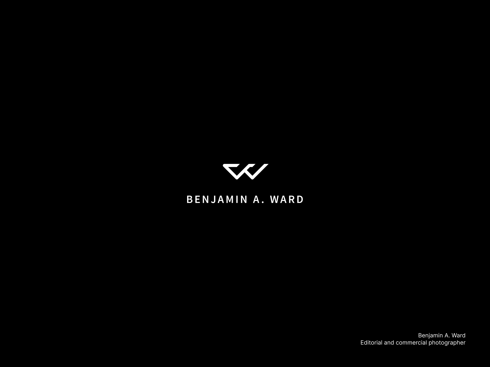 Design av logo for Benjamin Ward.