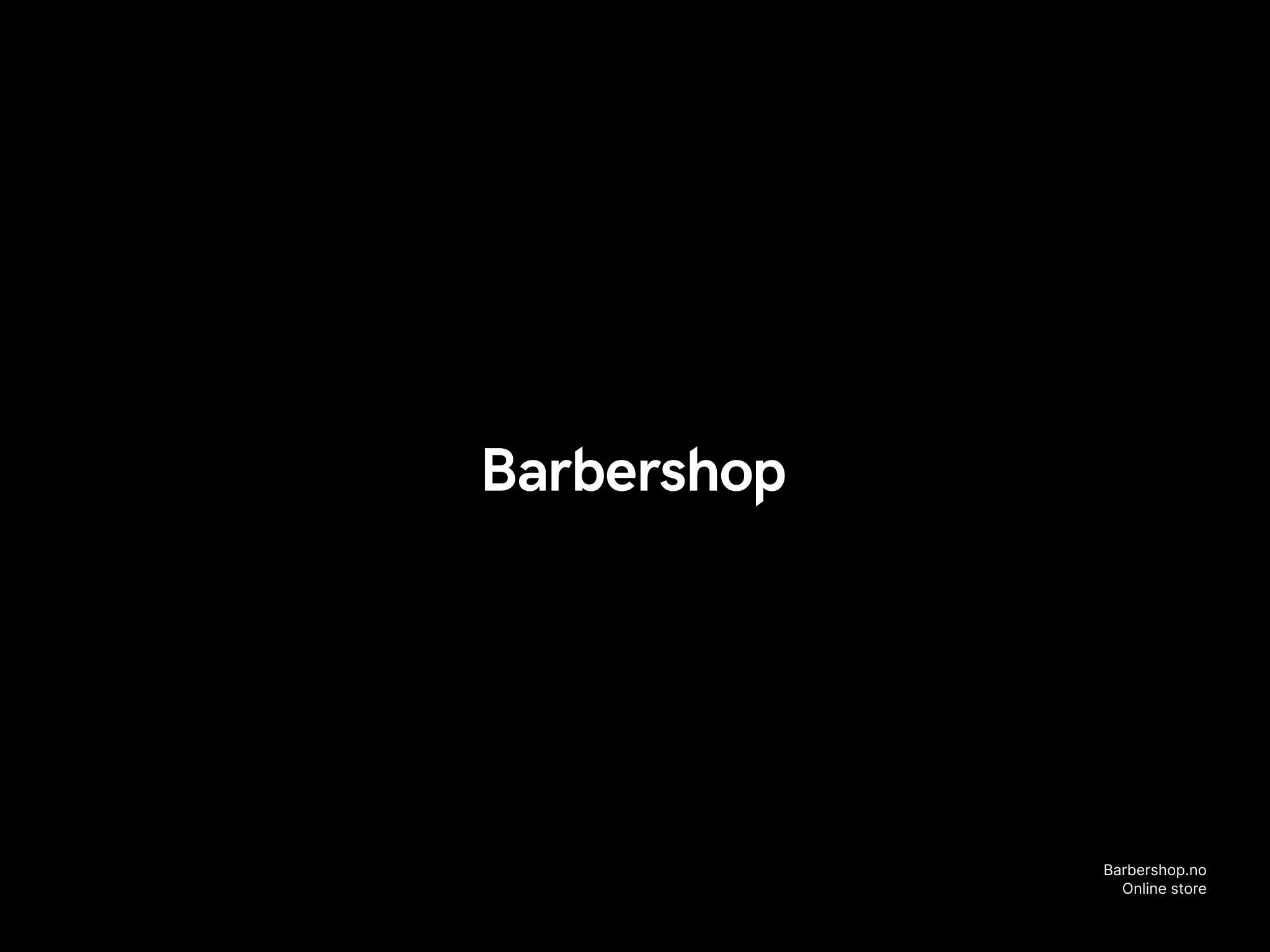 Design av logo for Barbershop.