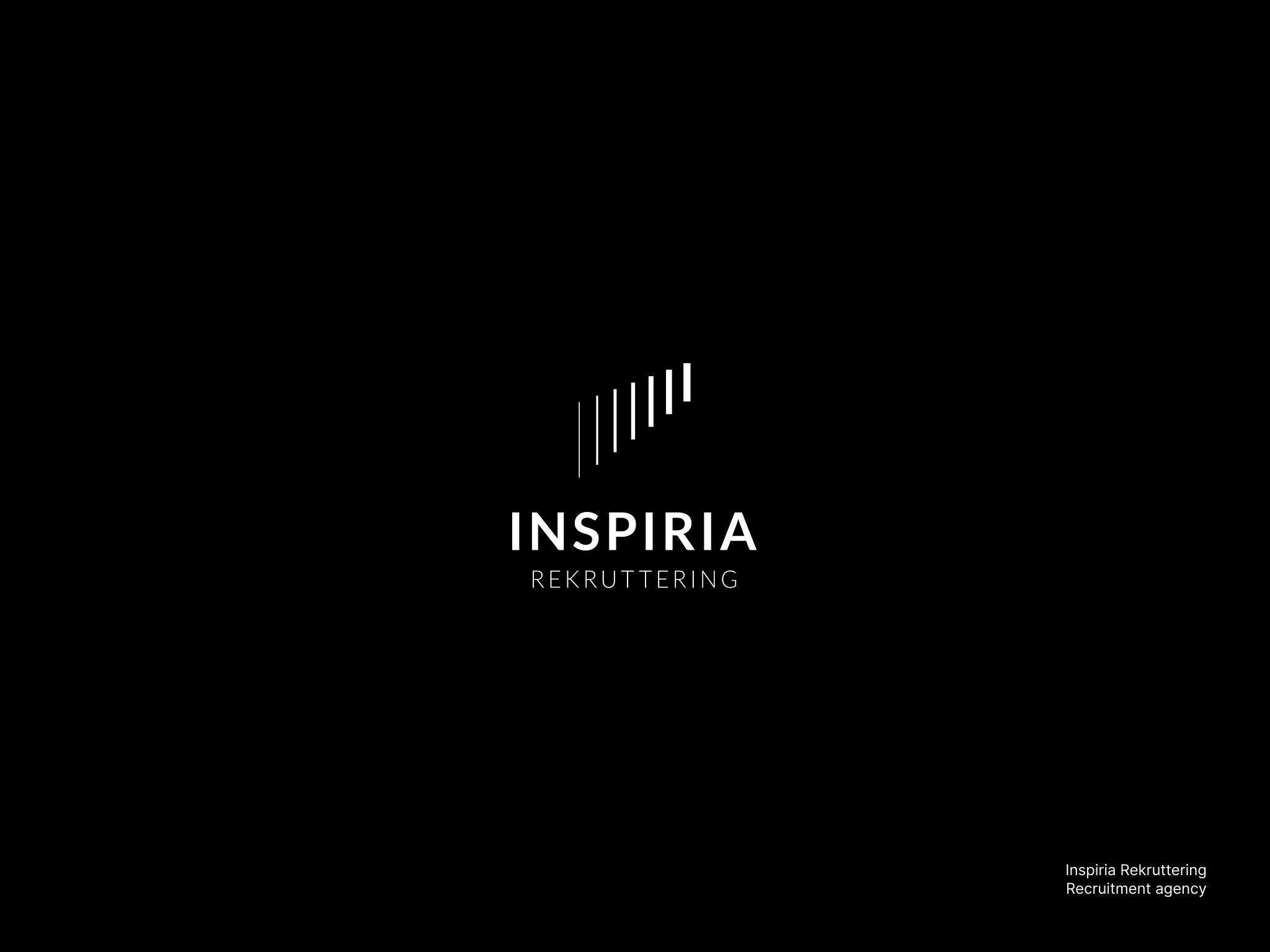 Design av logo for Inspiria Rekruttering.