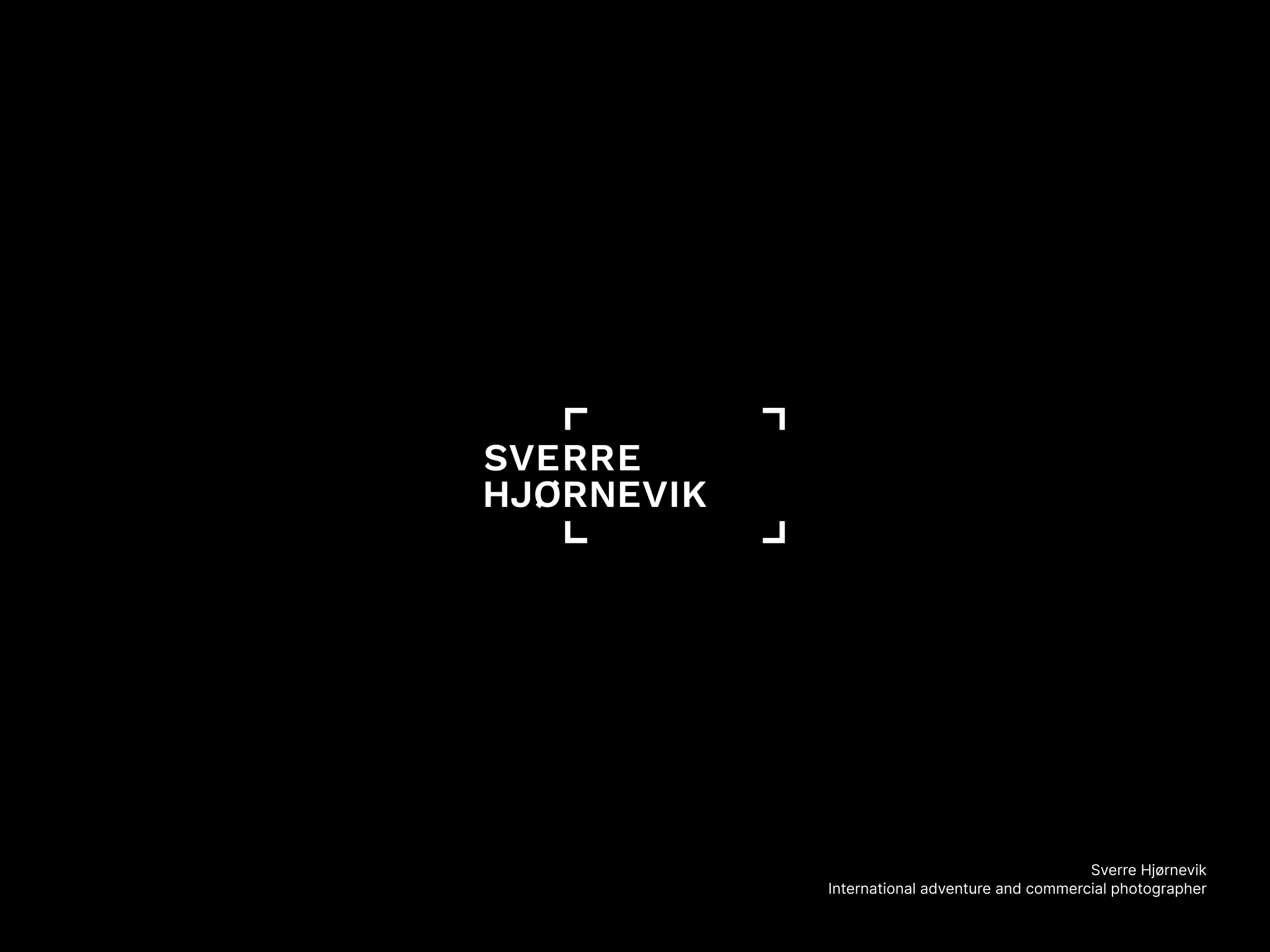 Design av logo for Sverre Hjørnevik.