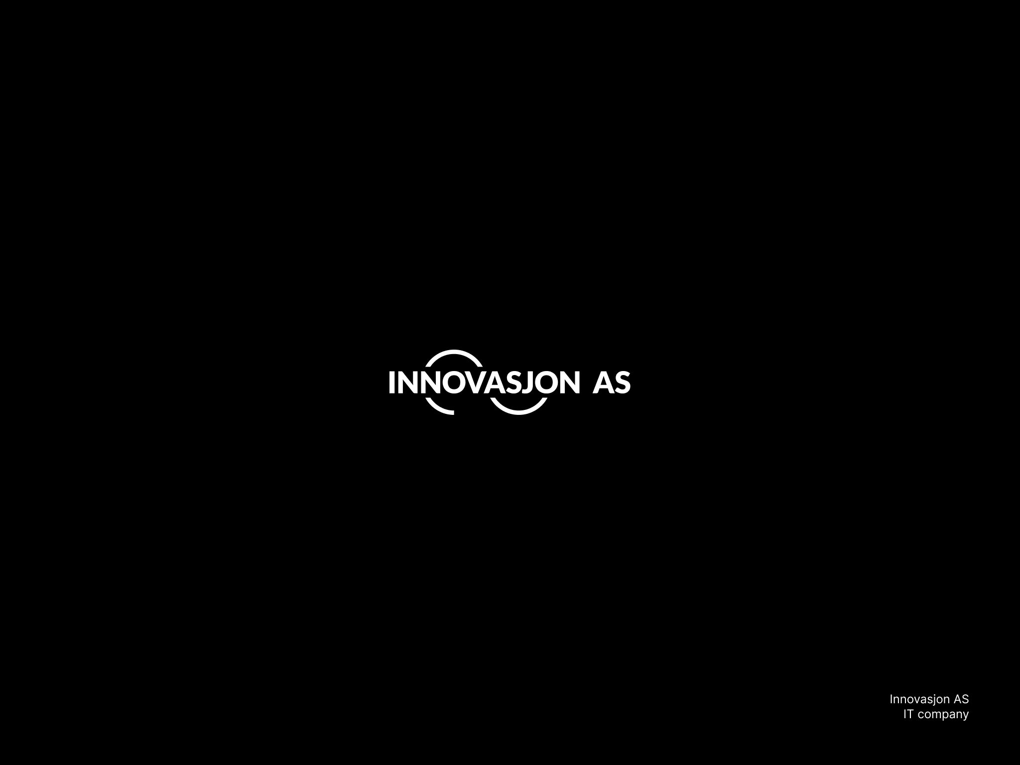 Design av logo for Innovasjon AS.