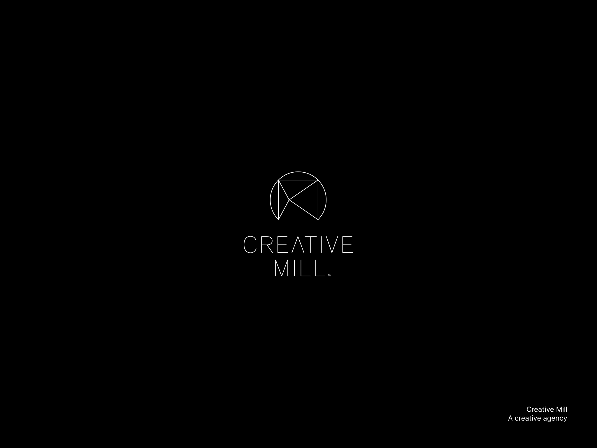 Design av logo for Creative Mill.